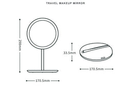 LED Folding Mirror Make-up mirror