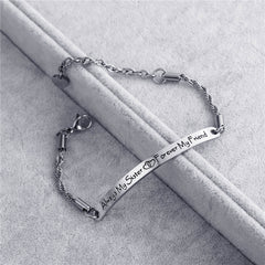 Customizable Always My Sister Forever My Friend Bracelet