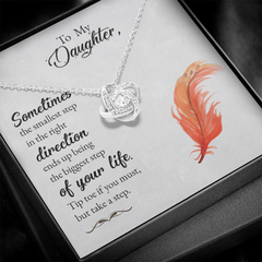To My Daughter - Tip toe if you must - Necklace