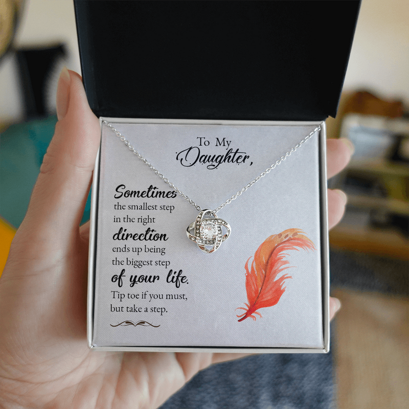 To My Daughter - Tip toe if you must - Necklace