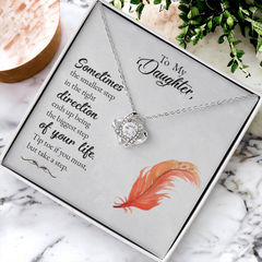 To My Daughter - Tip toe if you must - Necklace
